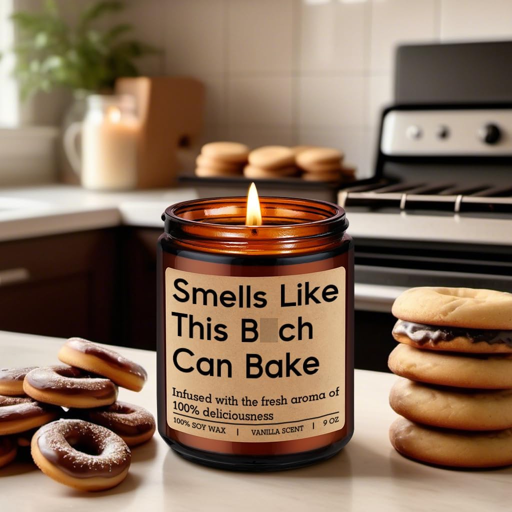 GSPY Candle, Gifts for Bakers, Baking Gifts for Women, Men - Funny Valentines Bake Present for Baking Lovers, Bread Bakers, Pastry Chef - Sourdough, Birthday Ideas for Friend, Culinary Student, Woman - Image 4