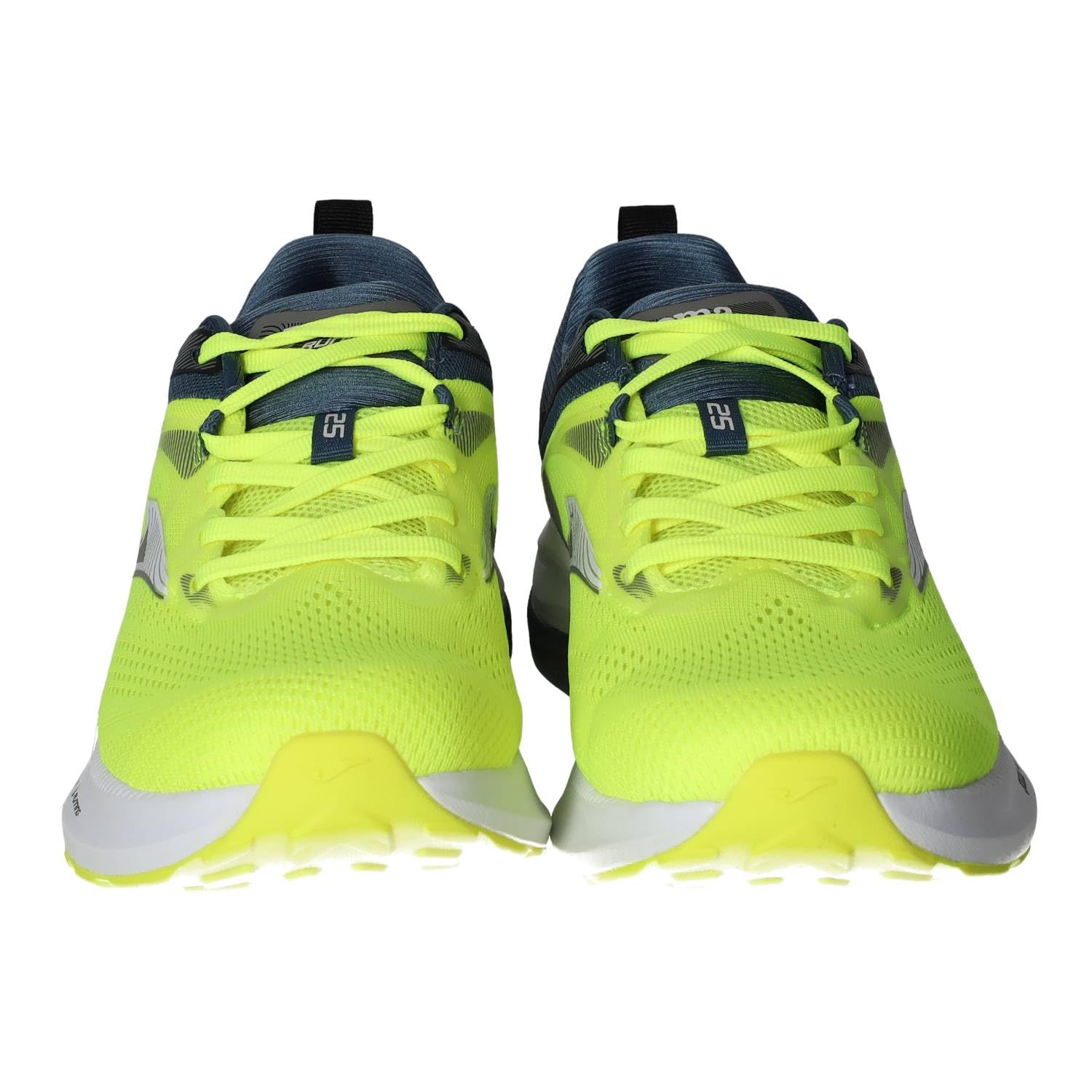 Joma RHISPW2609 Calzado Running Amarillo flúor con Mesh Transpirable, Cordones, Drop 10 mm y Suela Resistente Hombre Deportivos Amarillo Fluor 45