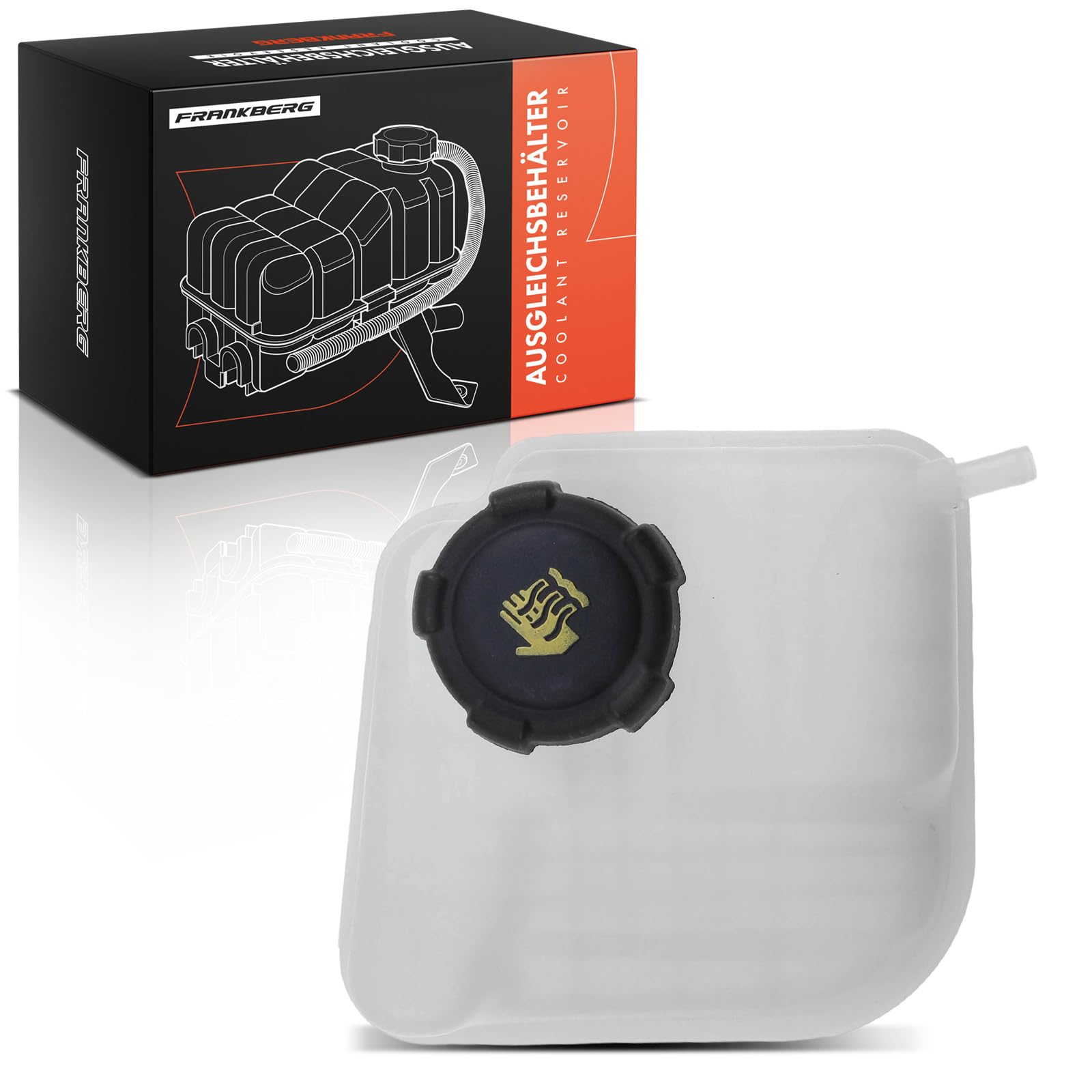 Frankberg Depósito de compensación Refrigerante Compatible con Qashqai +2 I J10 NJ10 1.6 1.5 dCi 1.6 dCi 1.6 dCi AWD 2.0 2.0 dCi AWD 2.0 AWD 2.0 dCi 2006-2013 Replace# 21721JD00B