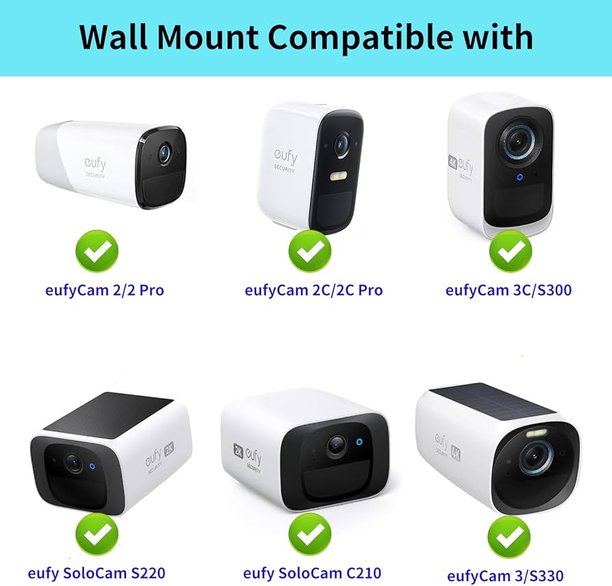 Amazon.com : 2Pack Eufy Camera Mount,Adjustable Wall Mount