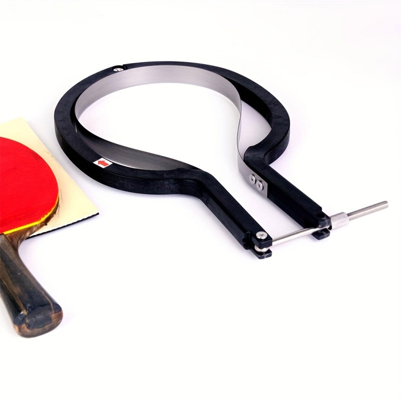 Kit de Cortador de Tenis de Mesa con Herramienta para Recortar, diseño de Cuchilla de Arco Ajustable y práctico, Accesorios para Cortador de