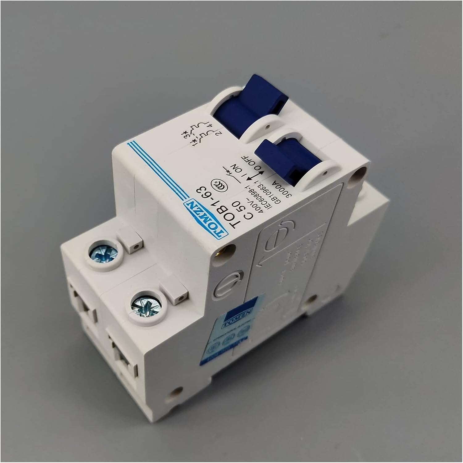 Relay 1P 50A MTS Manual Transfer Switch Circuit Breaker MCB 50HZ/60HZ 400~