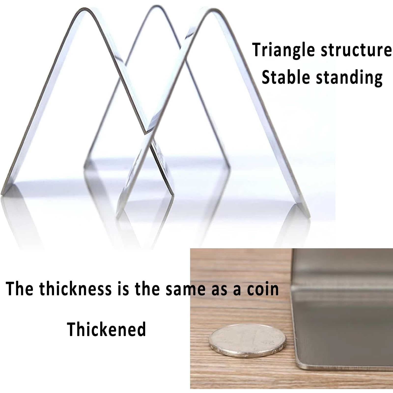 Juego de 10 números de mesa estilo carpa, placa de número de mesa reservada, soporte de metal de acero inoxidable para mesa de restaurante, ideal para banquetes, fiestas, bodas y recepciones, del 1 a