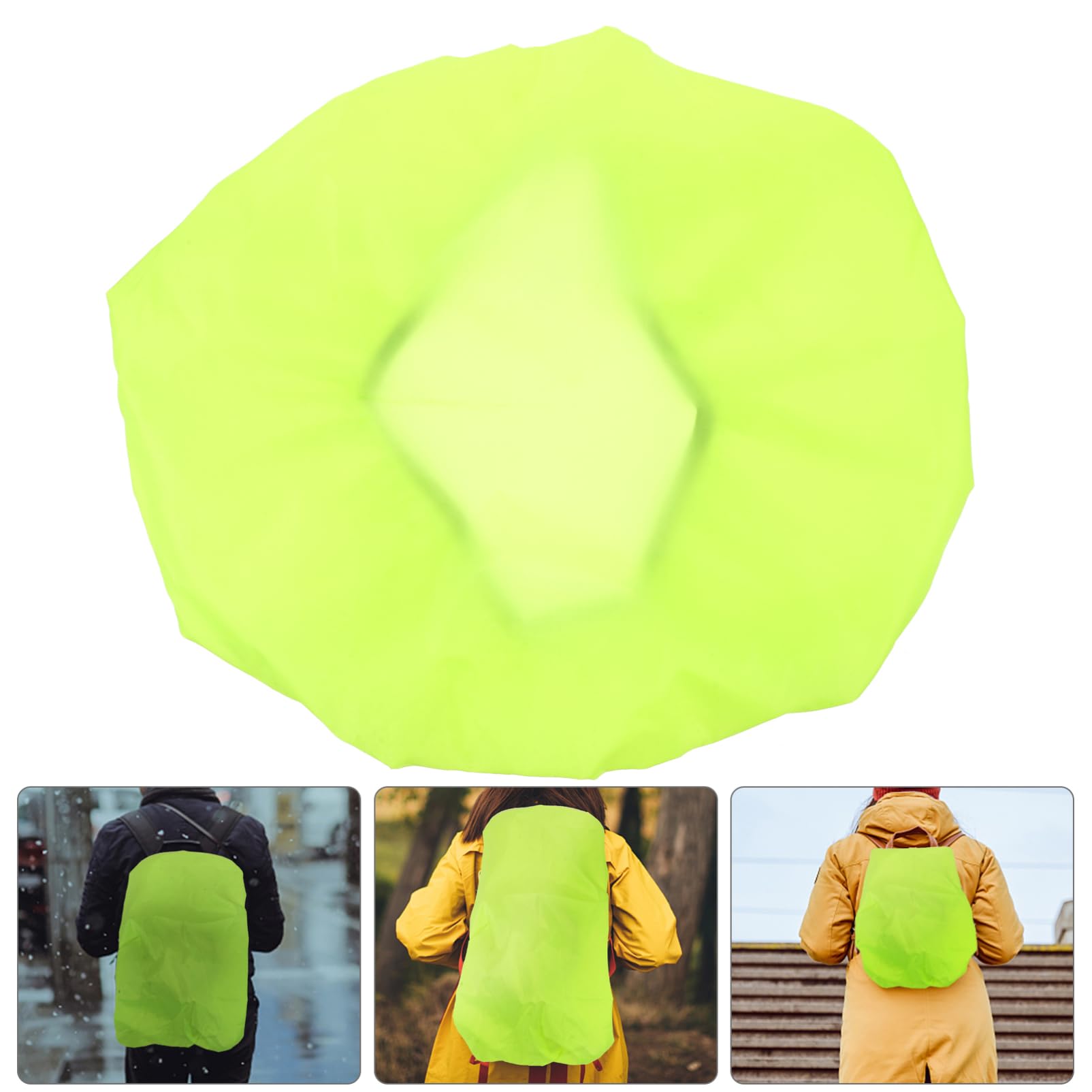 BESPORTBLE Backpack Rucksack Rain Cover Rainproof Pack Cover for Camping Hiking Elastic Outdoor Bags Lightweight Portable Green