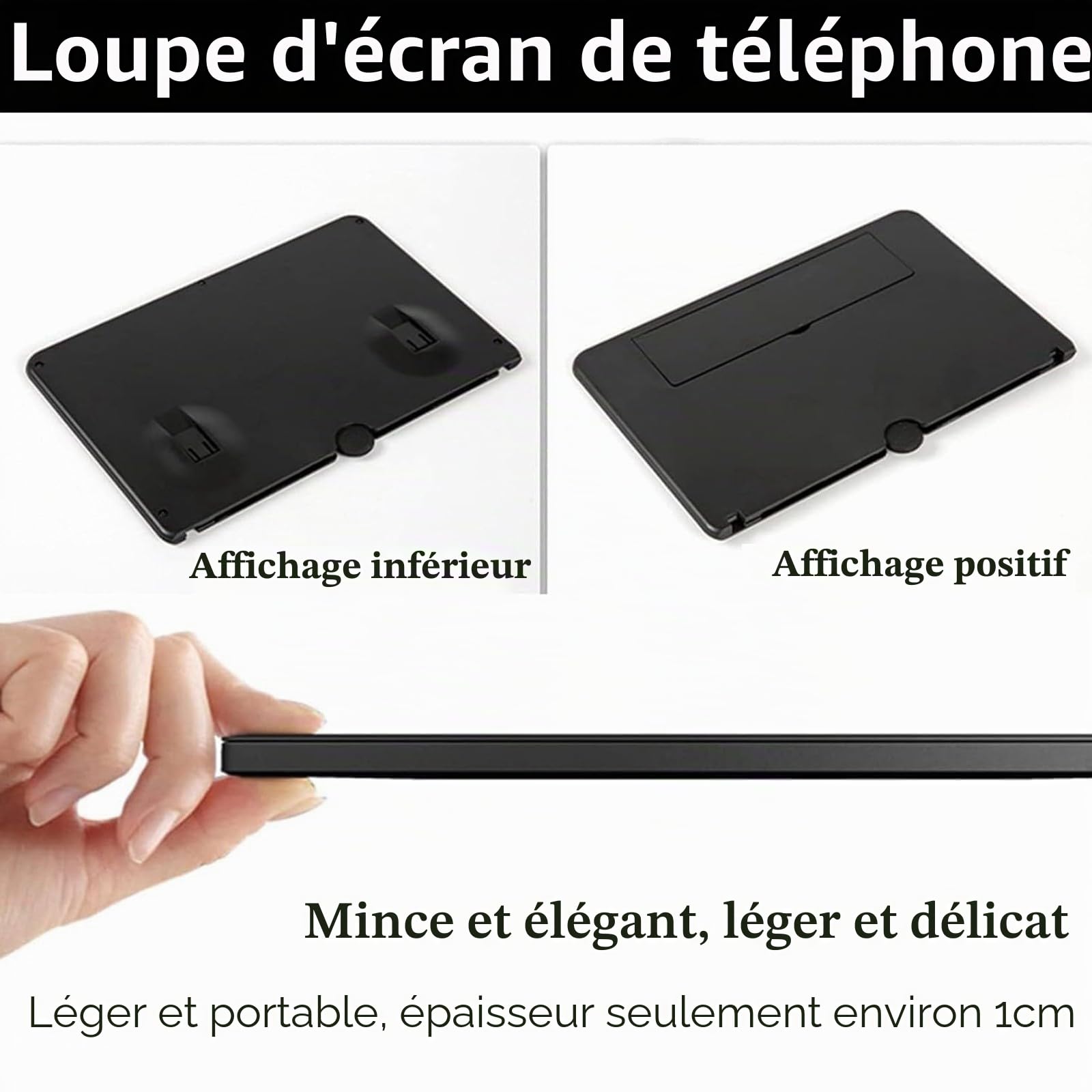 Agrandisseur ecran Telephone 10 Pouces, Loupe d'écran