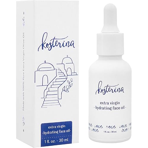 Kosterina Extra Virgin Hydrating Face Oil - Absorbent and Lightweight, Gentle Hydrating Formula, Promotes Youthful Skin (30 ml)