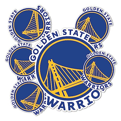 Desert Cactus Golden State Warriors Sticker NBA Officially Licensed Vinyl Decal Laptop Water Bottle Car Scrapbook Sheet (Type 3 Global)