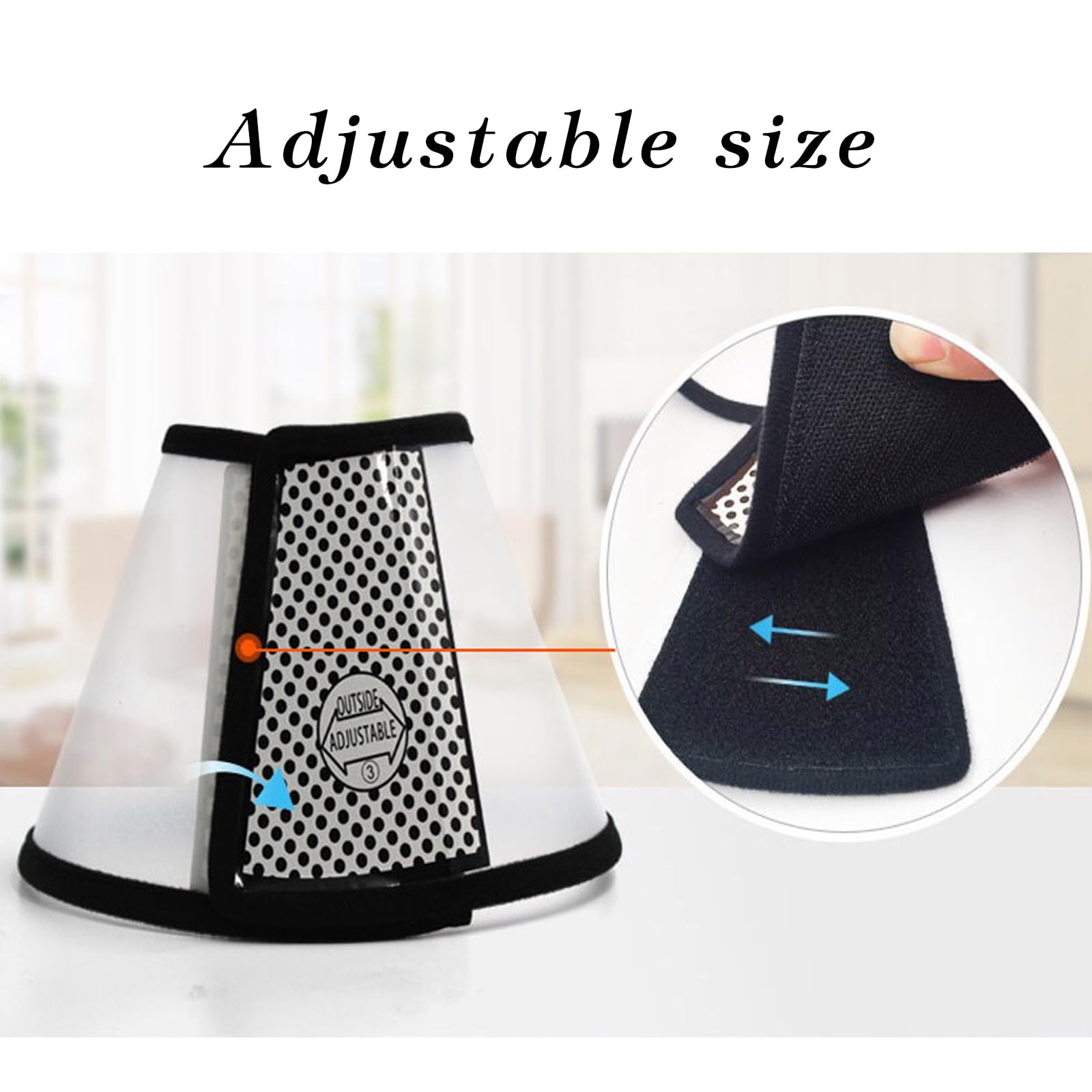 2 Collari Elisabettiani Per Cani E Gatti - Regolabili, Anti Leccata, In Plastica Morbida, Per Cuccioli - Foto 10