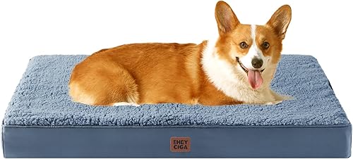 Miniatura 10 de EHEYCIGA Camas lavables para perros extragrandes, cama para perros XL con funda extraíble para jaula, cama ortopédica de espuma para mascotas,