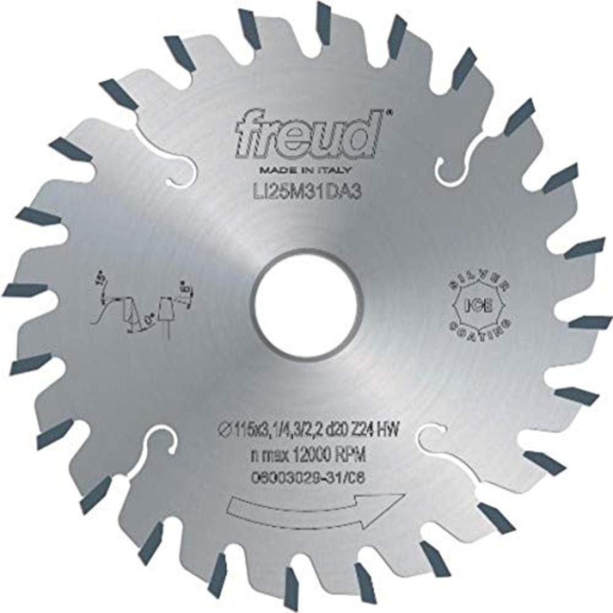 Freud LI25M43PC3 200mm 36 dientes carburo punta cónica hoja de puntuación para anotar el revestimiento en paneles laminados de doble cara