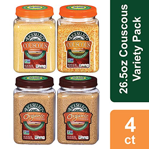 RiceSelect Couscous Variety Pack, 26.5 oz, 4-Container Set