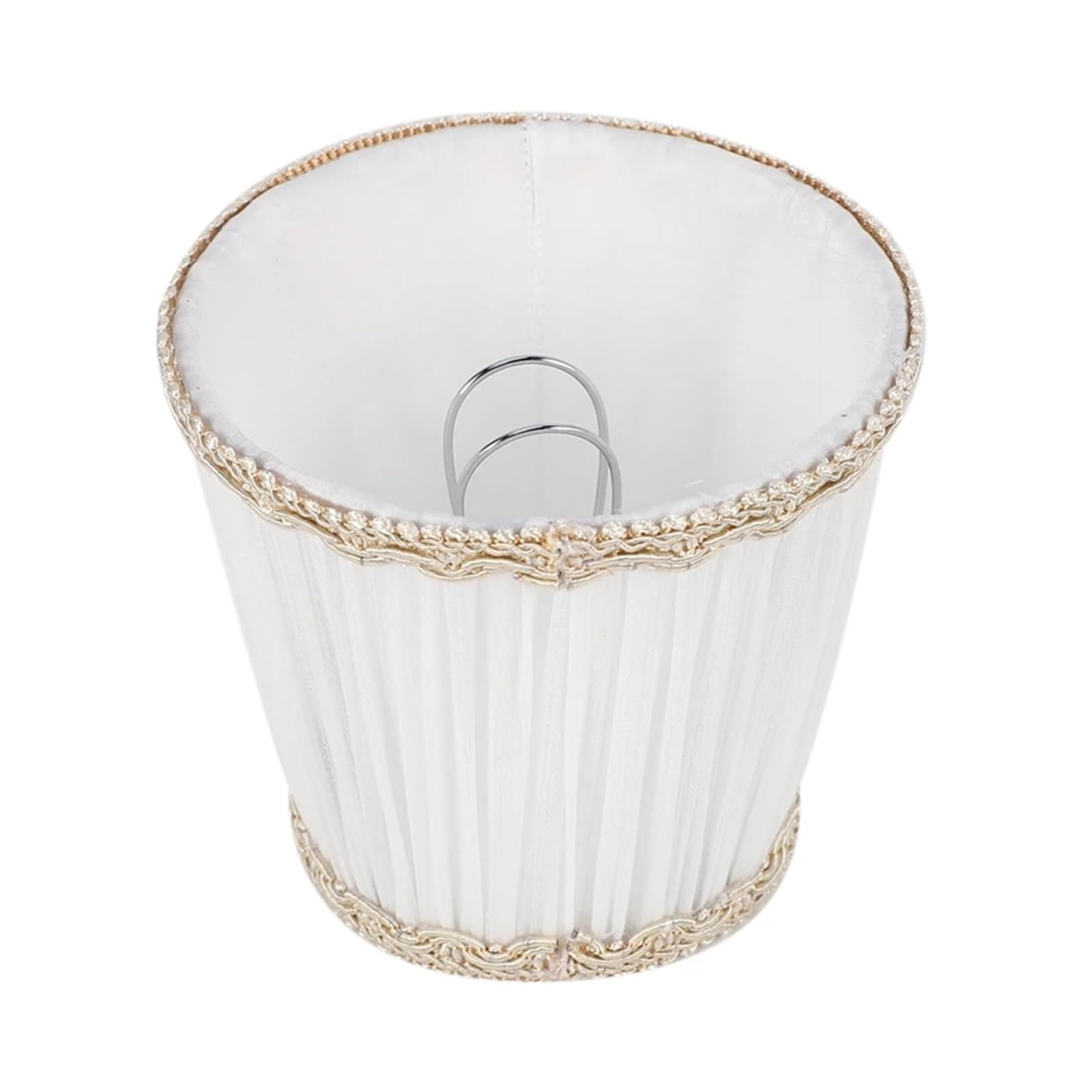 Abat-Jour de Lustre, Uniquement for Les Ampoules de Bougies, Abat-Jour à Clipser, Lot de 6, Blanc fangzi