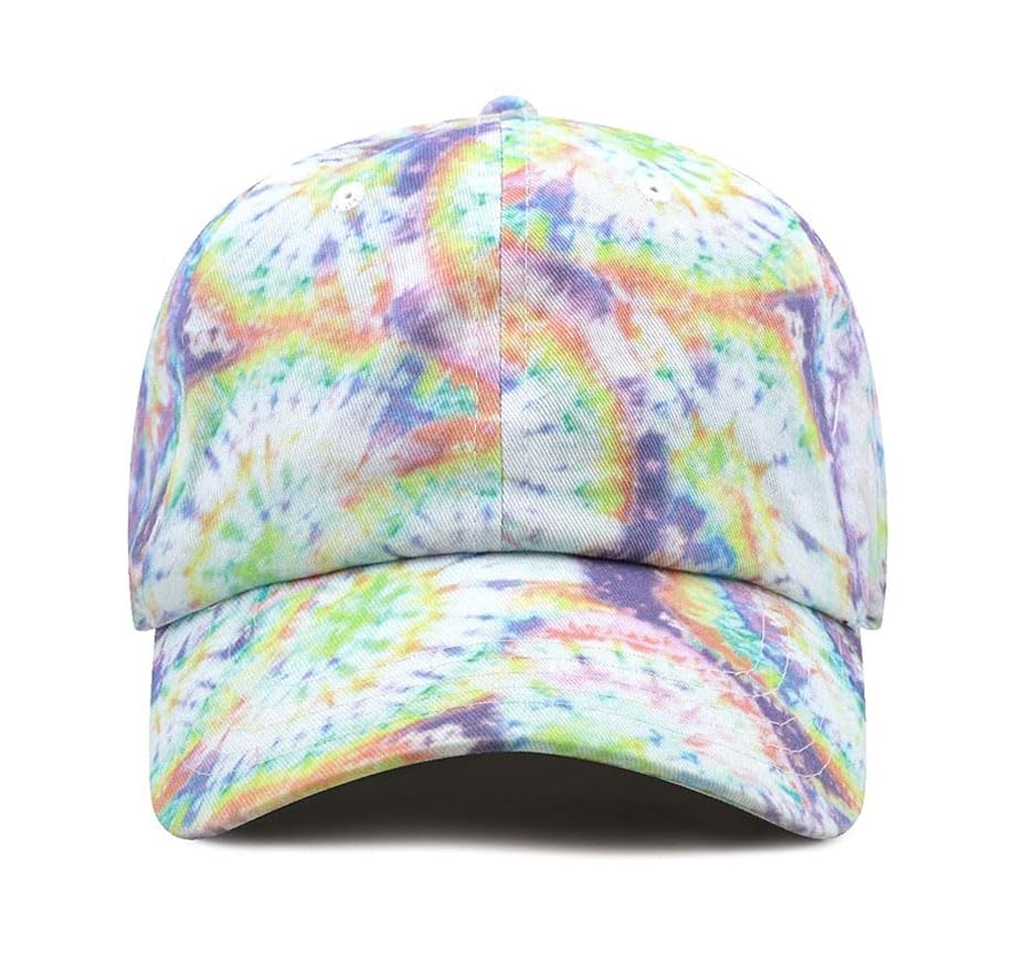 Image of Cotton Baseball Cap Dad Hat - Washed Low Profile Adjustable Hat for Men Women Casual Outdoor Running Golf