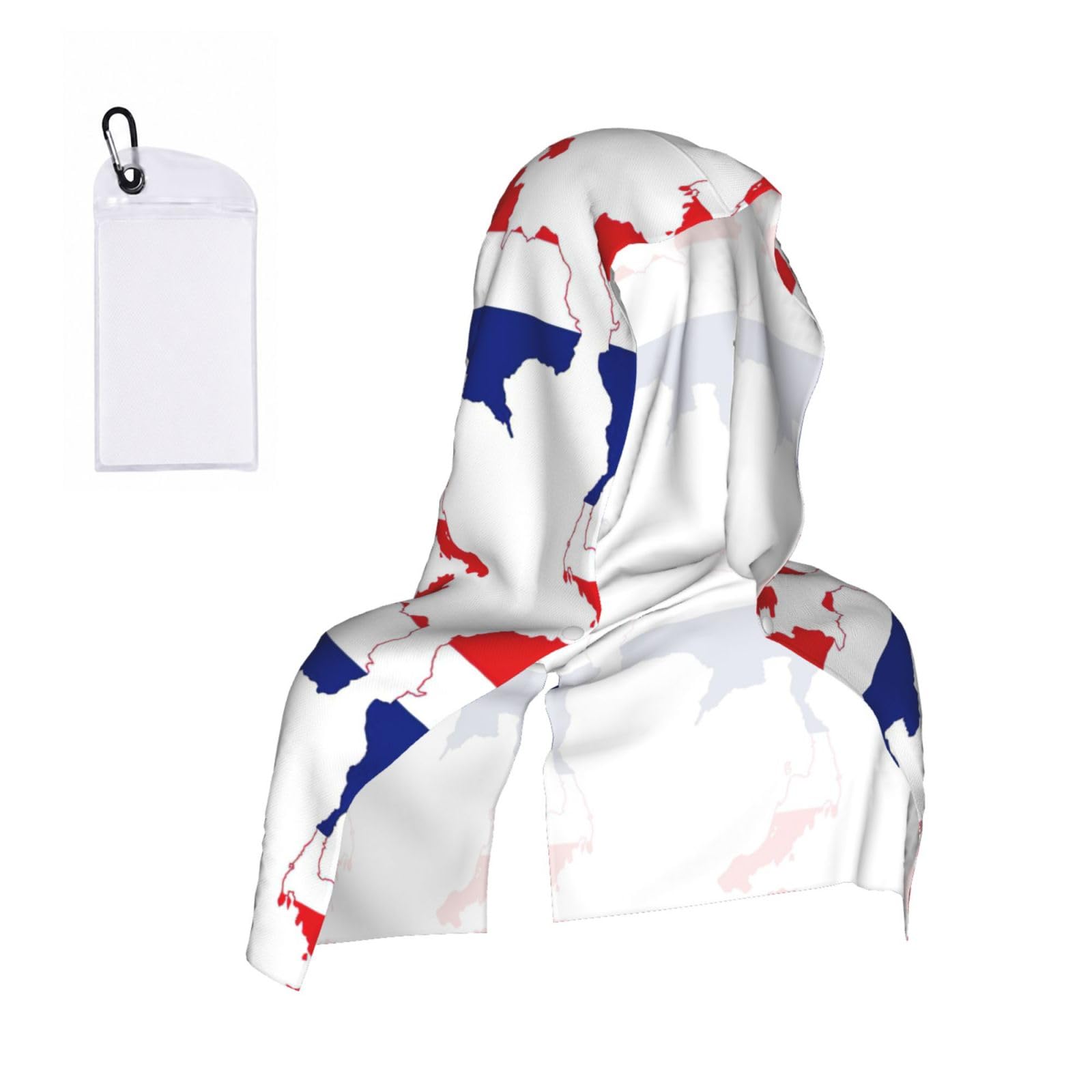 ZYJHYY Thailand Flag Map Print Unisex Swimming Towel Practical Camping Towel Skin-Friendly Cooling Towel For Workout Training