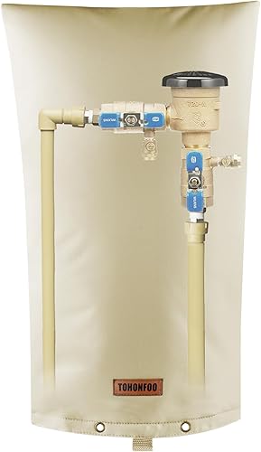 Cubierta aislante de tubería para prevención de reflujo (5F) - Bolsa aislada para válvula de riego - Cubierta de bomba de pozo de agua - 5 capas