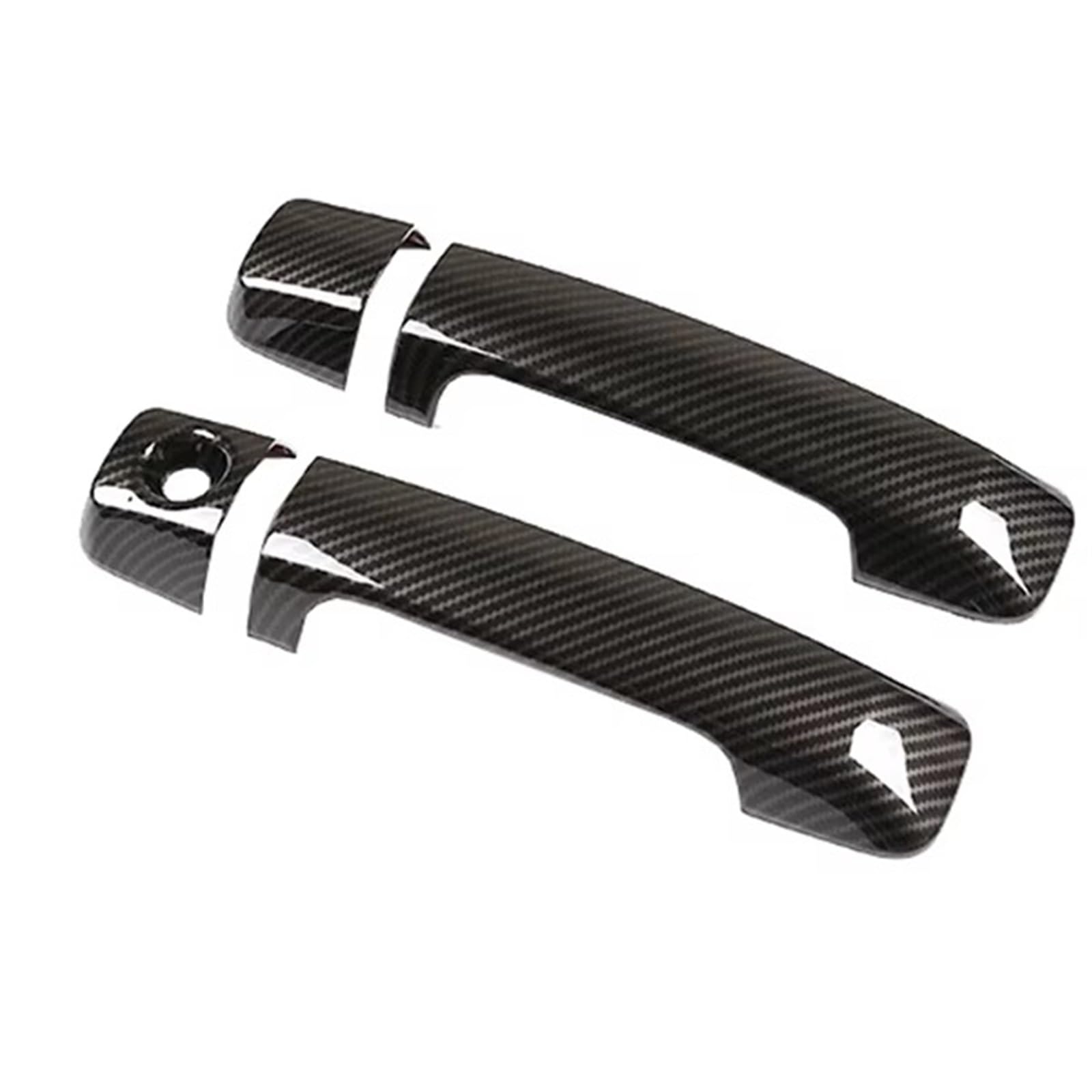 CAQRBCX Outer Door Handle Trim Car Door Handle Trim Compatible with Tundra for XK50 2007-2021 Outer Cap Cover Frame Plus Extra Pair Set Accessories