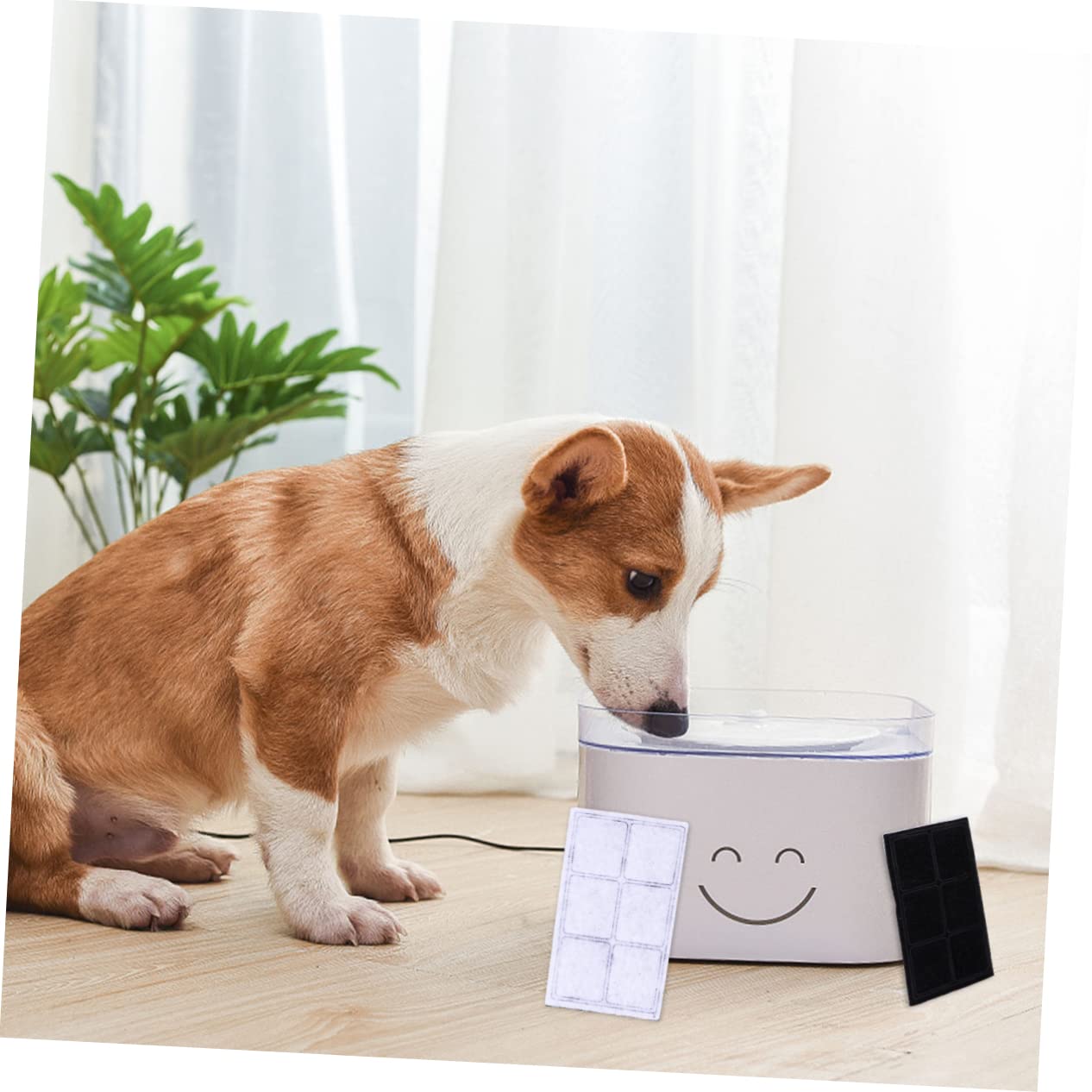 Happyyami 16stücke Aktivkohlefilter Für Pet Water Dispenser Universelle Filter Für Haustierbrunnen Mit Sorgt Für Frisches Wasser Und Optimale Hydratation