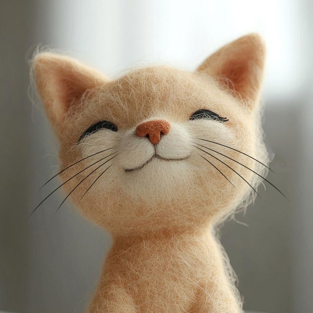 HOODANCOS Stuffed Animal Whiskers Faux Cat Craft Whiskers 2 Packs Simulated Animal Whiskers for Needle Felting DIY