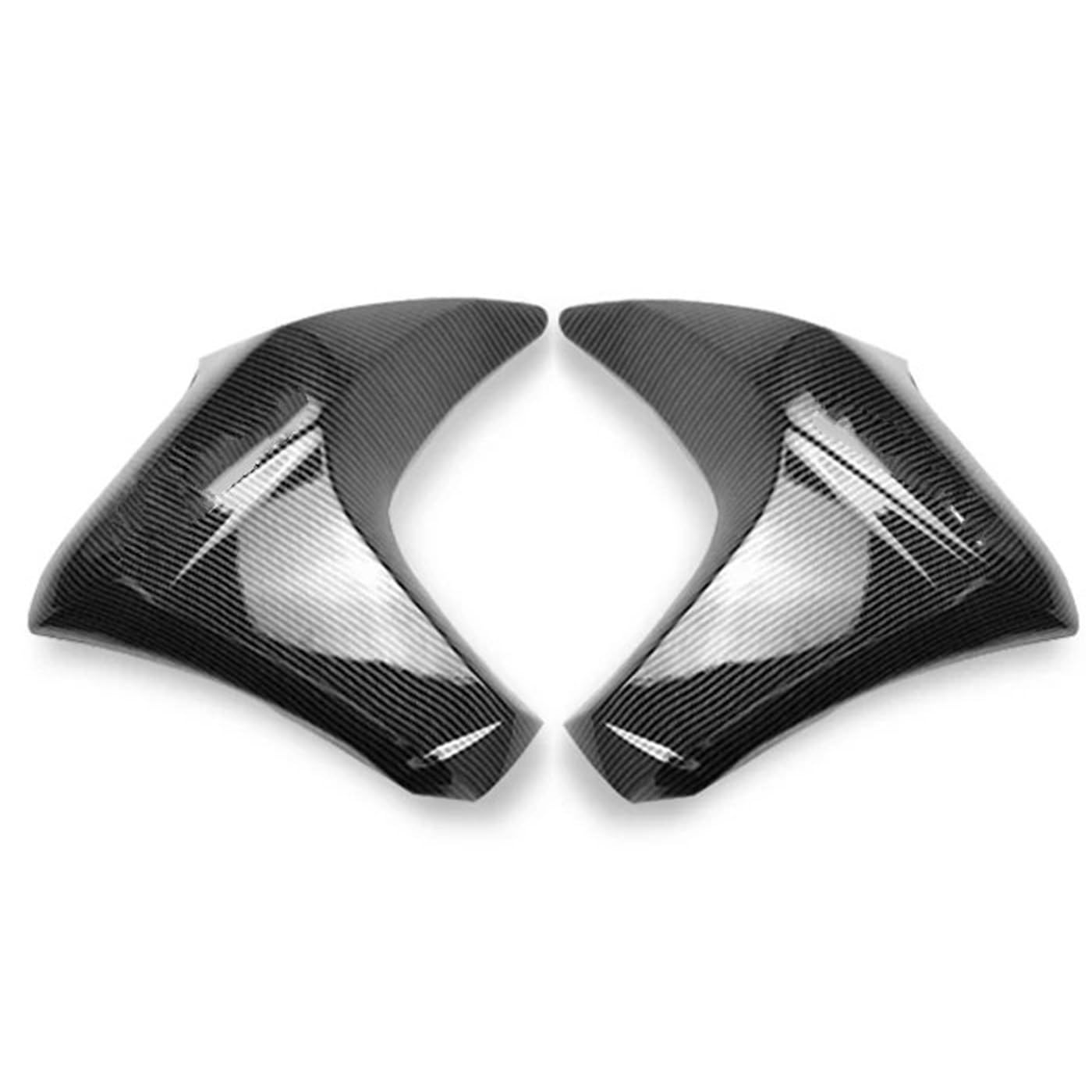 Copertura Protettiva Carenatura Misura per KAWASAKI ER6N ER 6N 2012-2016 Carene ABS Lato destro o sinistro Coperchio del radiatore Carenatura opaca Pannelli Spoiler carenatura(Carbon Look-1 Set)