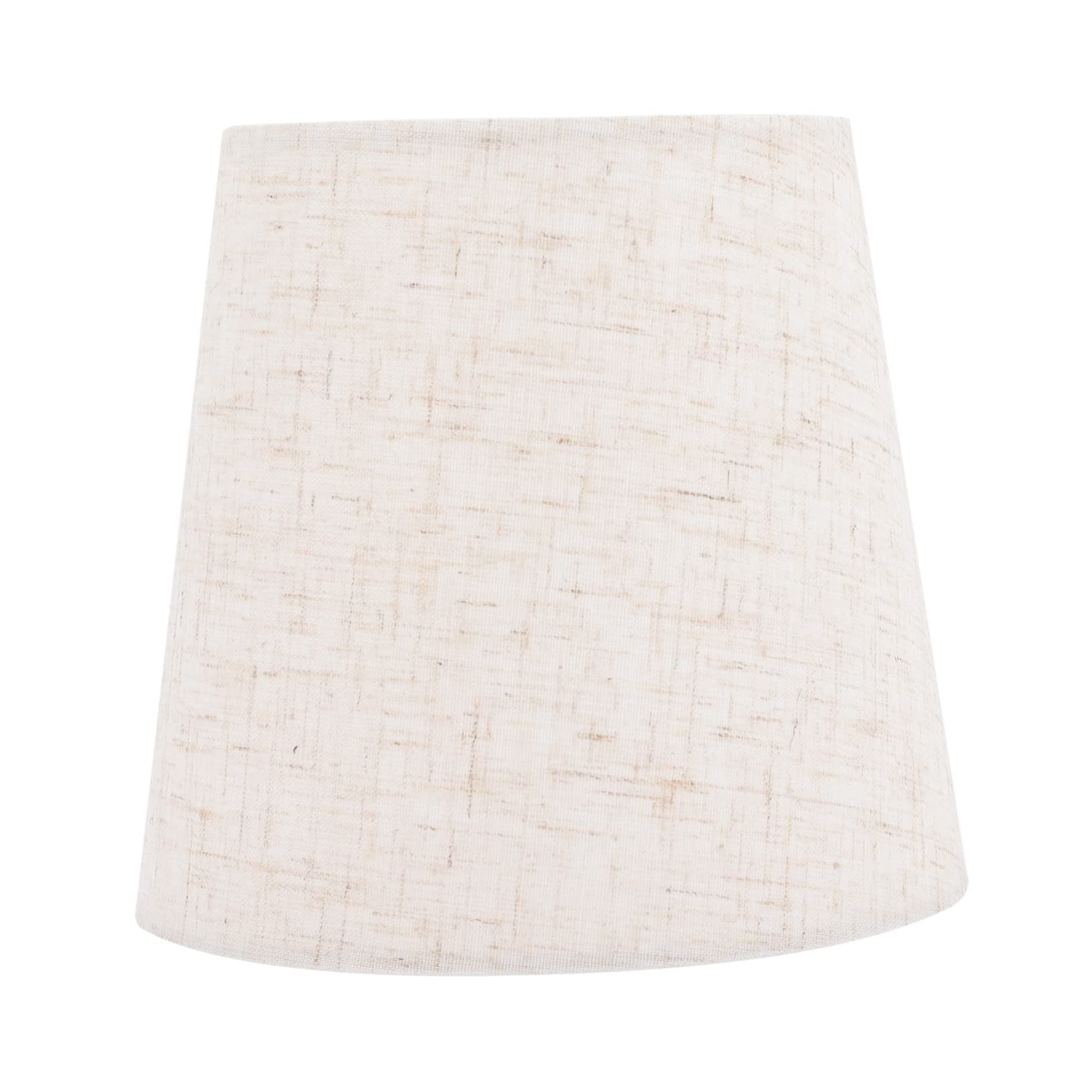 DECOMELODY Decorative Lamp Shades Black White Fabric Lampshade for Table Lamps Home