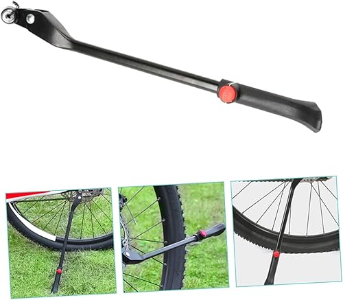 Miniatura 3 de Kisangel Soporte de bicicleta para bicicleta Soporte de pie trasero para bicicleta Soporte lateral para bicicleta Soporte lateral Bicicletas para