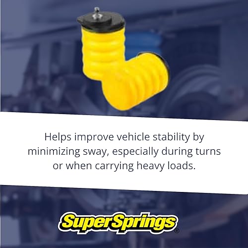 Miniatura 22 de SuperSprings Juego de SumoSprings delanteros para 2005-2025 F250/F350/F450/F550 SuperDuty Capacidad de 1000 libras al 50% de compresión