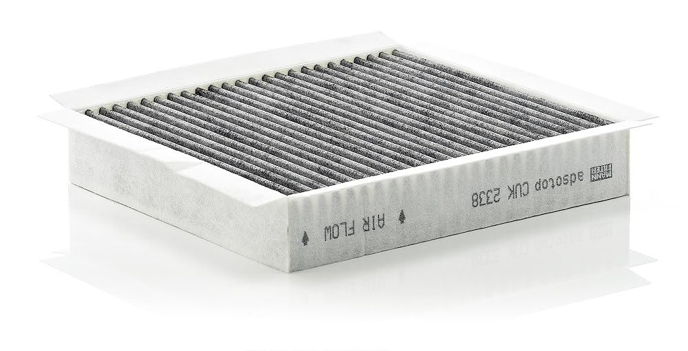 MANN-FILTER CUK 2338 Cabin Air Filter - Pollen Filter with Activated Carbon - for Cars + Transporters
