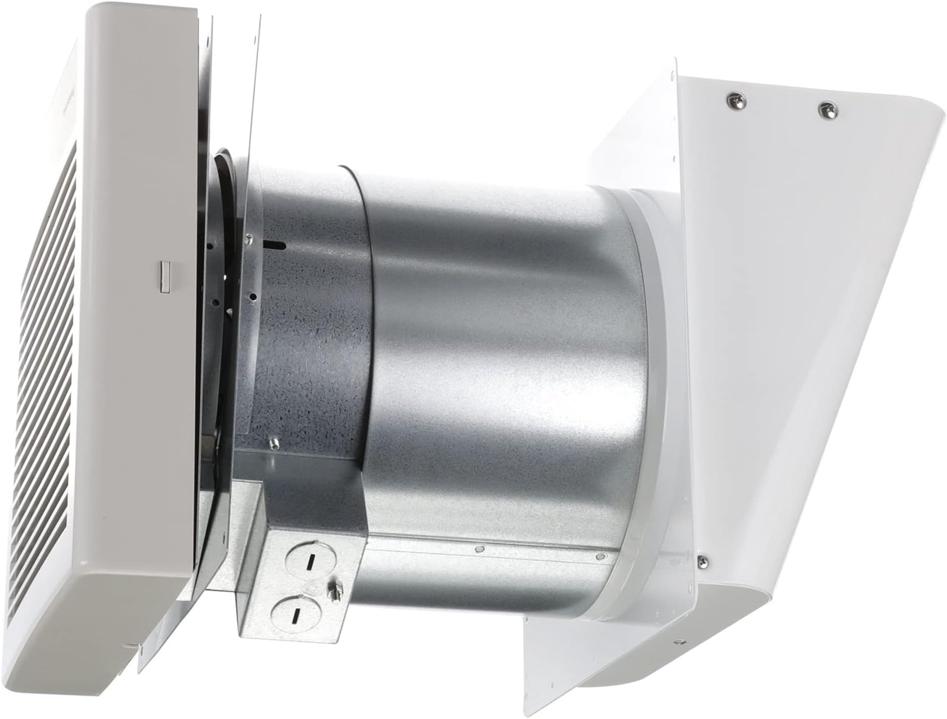 Panasonic FV-08WQ1 WhisperWall Bathroom Fan - Thru-the-Wall Ventilation Fan - 70 CFM
