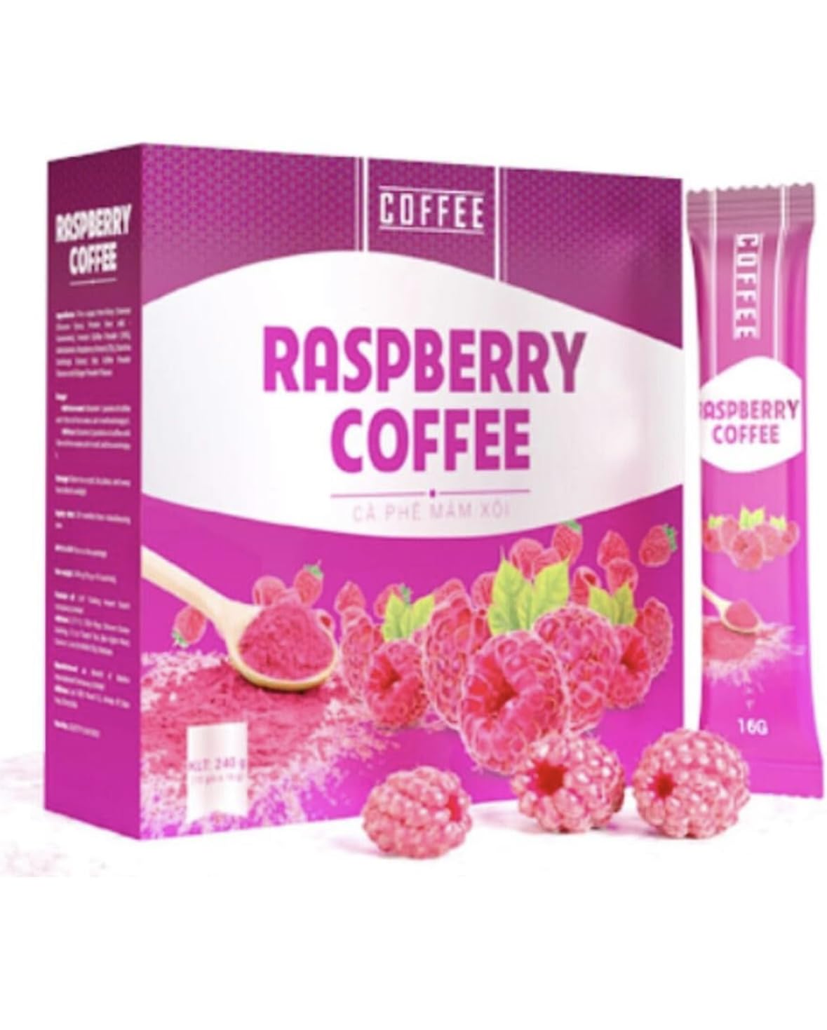 Raspberry Coffee - Ca Phe Mam Xoi (15 packets per Box)