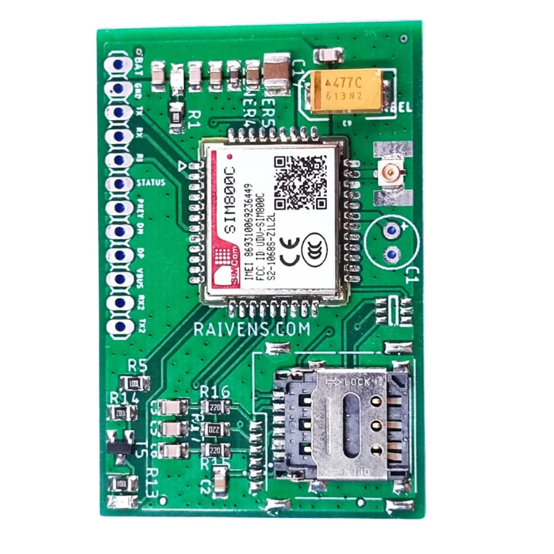 RAIVENS SIM800C Module | SIM800L GPRS GSM Module MicroSIM Card Core Board Quad-band 850/900/1800/1900MHz with Onboard SIM Card Slot and Antenna TTL Serial Port (B08ZDTKQN6) Amazon Price History, Amazon Price Tracker