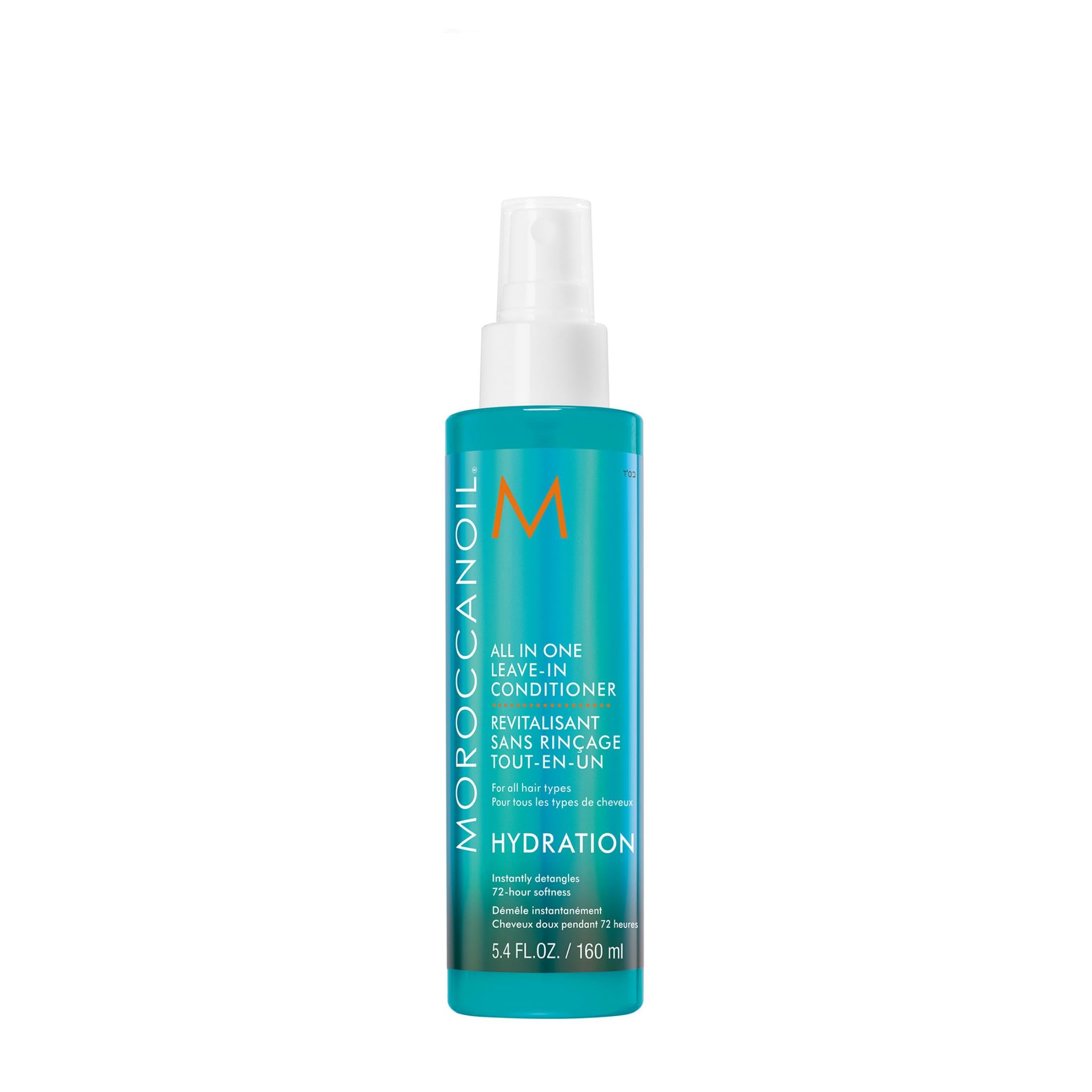 MOROCCANOIL Moroccan Oil All-in-One Leave In Conditioner, 5.3 fl oz (160 ml) (Argan Oil Formulated Treatment), Rinse Free Spray