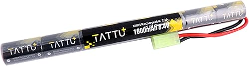 Miniatura 3 de TATTU Batería de 8.4V NiMH Airsoft, 1600mAh Butterfly Nunchuck Stick Batería con conector TMY para pistola de Airsoft