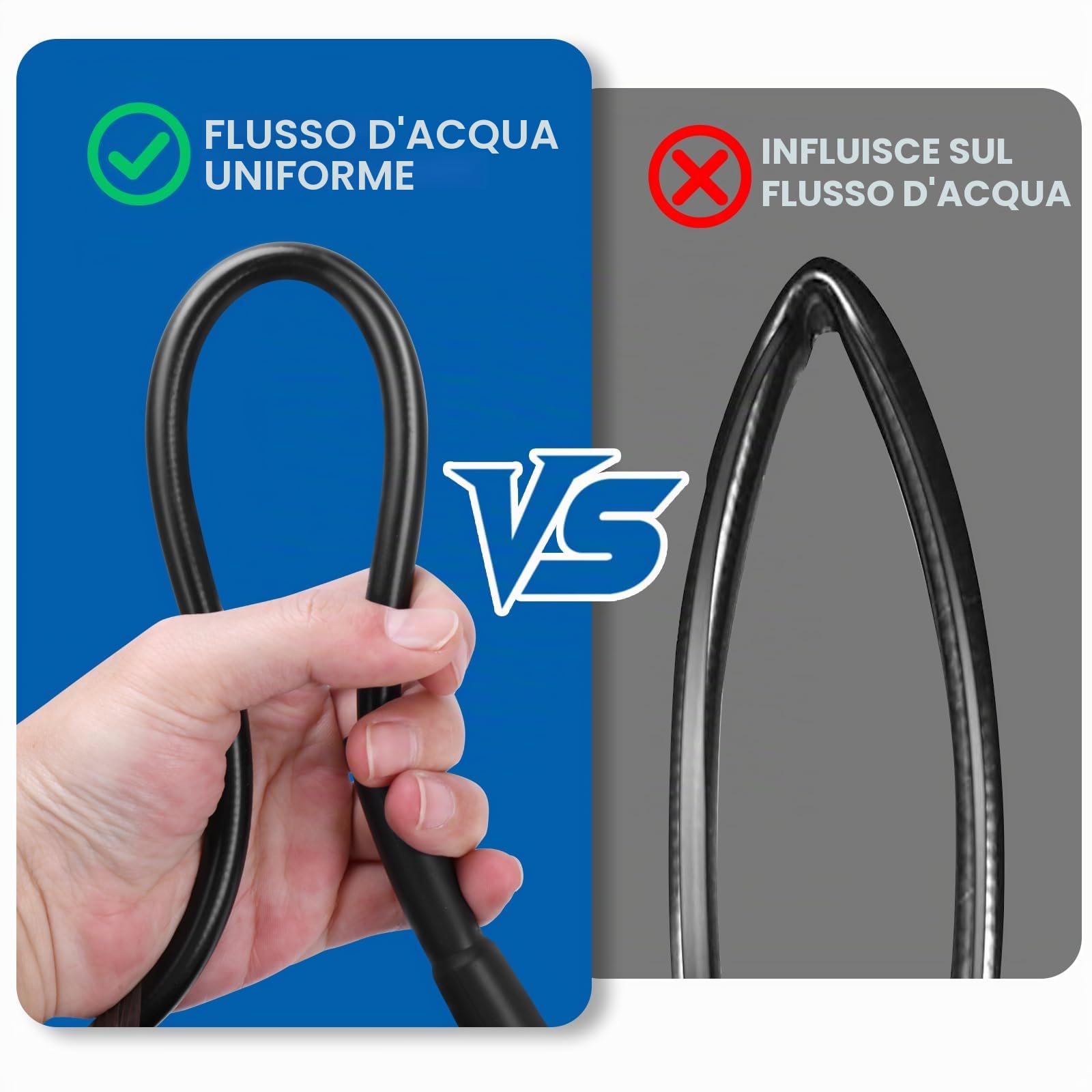 15M Tubo per Idropulitrice, 180Bar 60°C Sturatubi per Idropulitrici, Sonda Sturatubi Compatibile con Karcher K2-K7, Include 2 Adattatori, 3 Ugelli Ugelli Rigidi, 1 Rotanti, 2 Chiave e 2 Nastro Teflon