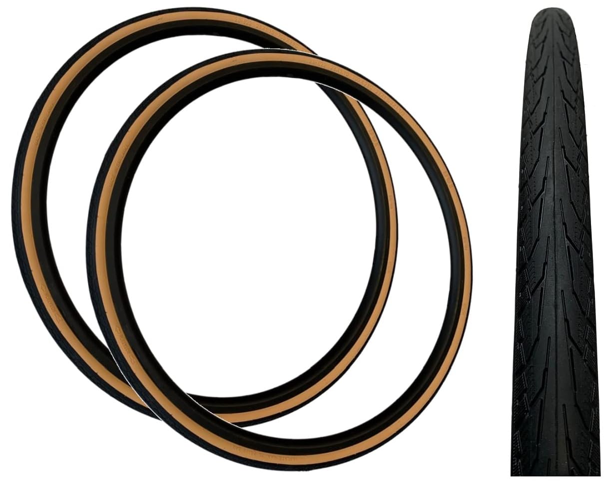 Baldys 700 x 28c Road/Racing Bike Tyres TAN WALL (PACK OF 2)