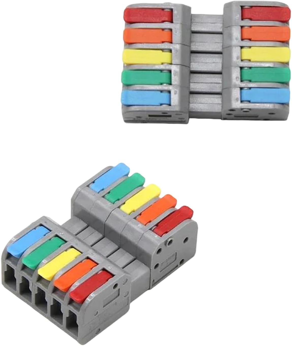 Mini Quick Wire Connectors Push-In Butt Conductor Compact Electrical Wiring Connector Universal Terminal Block