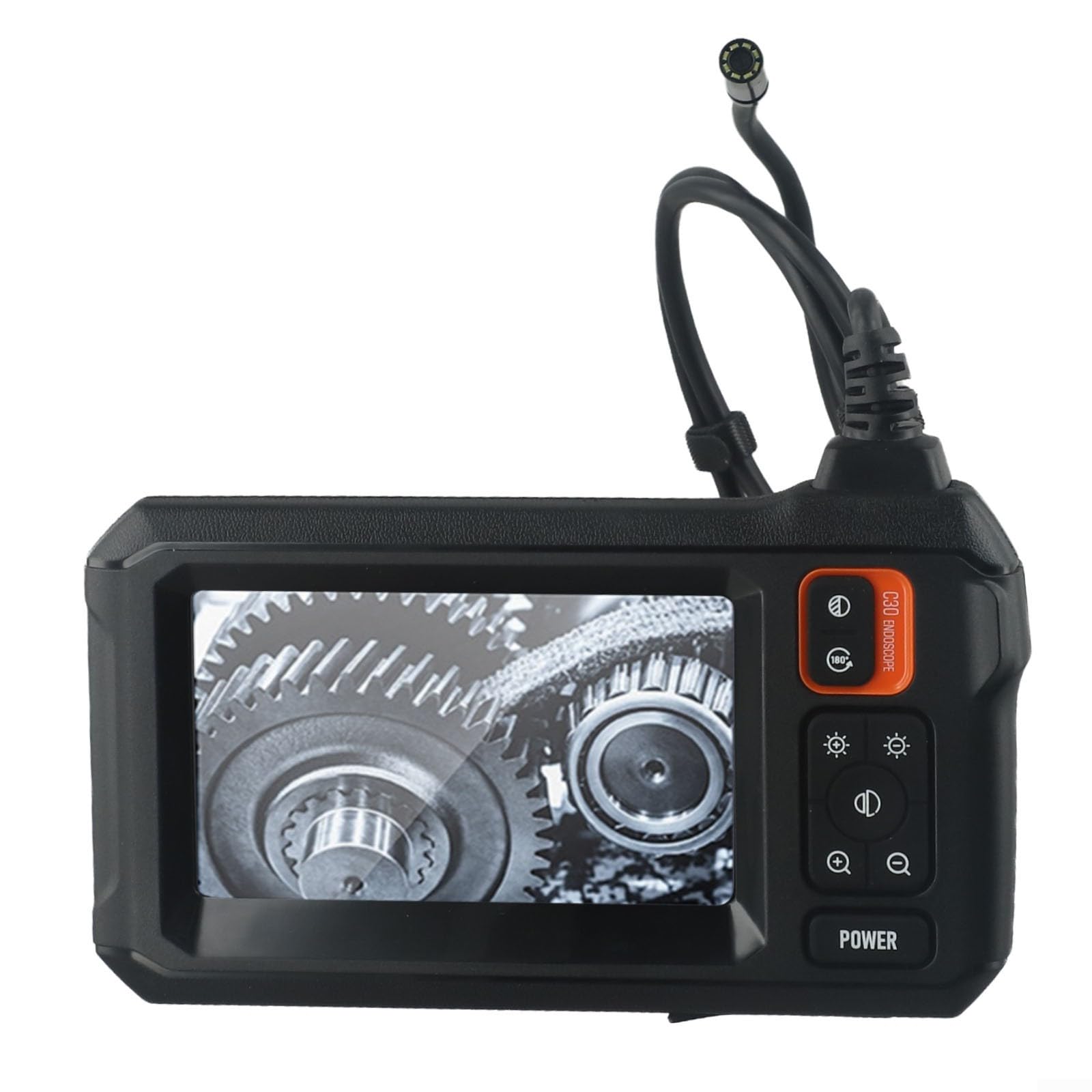 BesshepploIndustrial Borescopes Camera Inspection Camera With HD Industrial Borescope Featuring A Compact 8Mm Lens And A Bright 4 3 Inch Display