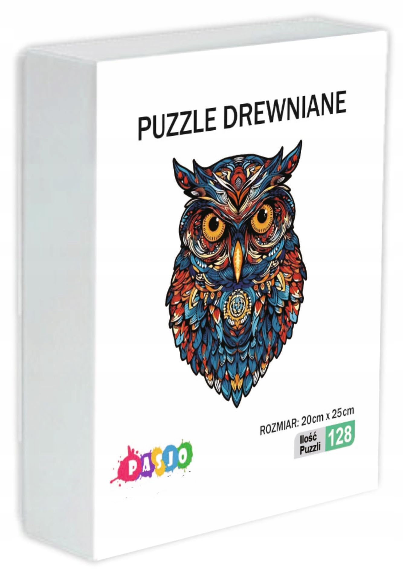 Puzzle En Bois Forme Hibou Pour Adultes Et Enfants - Jouet éducatif, Décoration, 34x33.4cm, Environ 280 Pièces