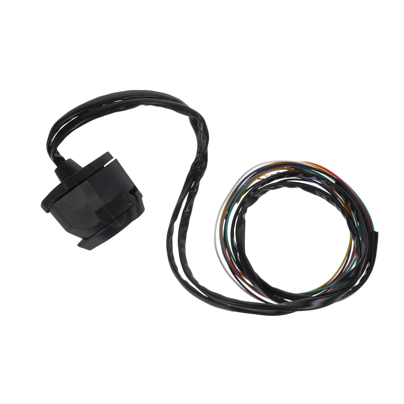 4piezas De Remolque Vías Redondo Adaptador De Enchufe para Trailers Instalación Rápida y Material Resistente Cable Accesorio Compatible para Conexiones De Remolque