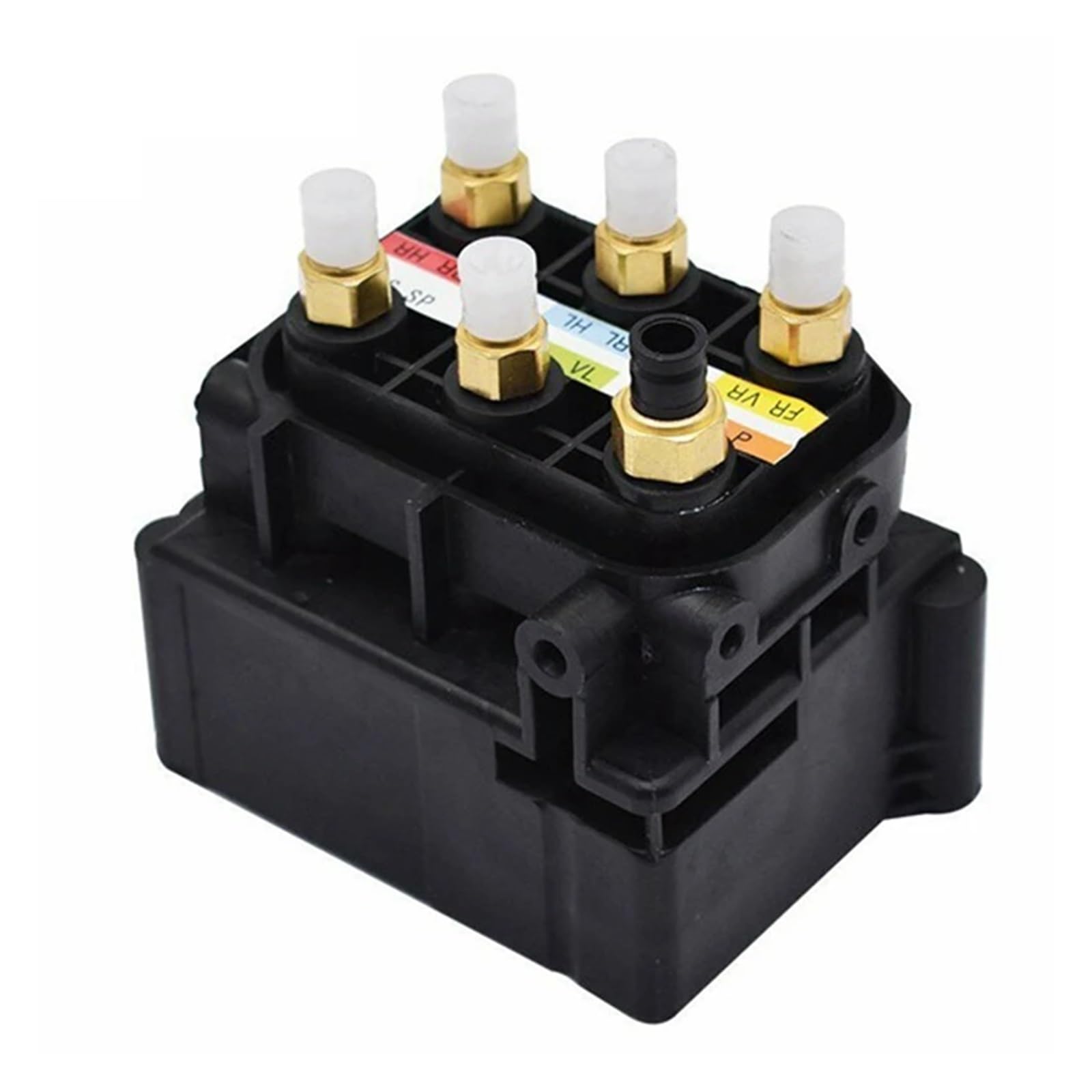 Lxfxnqjte Black Air Suspension Supply Solenoid Valve Block Compatible For Benz W221 W164 Gl X164 W251 A2123200358 A2513200058 1643201204