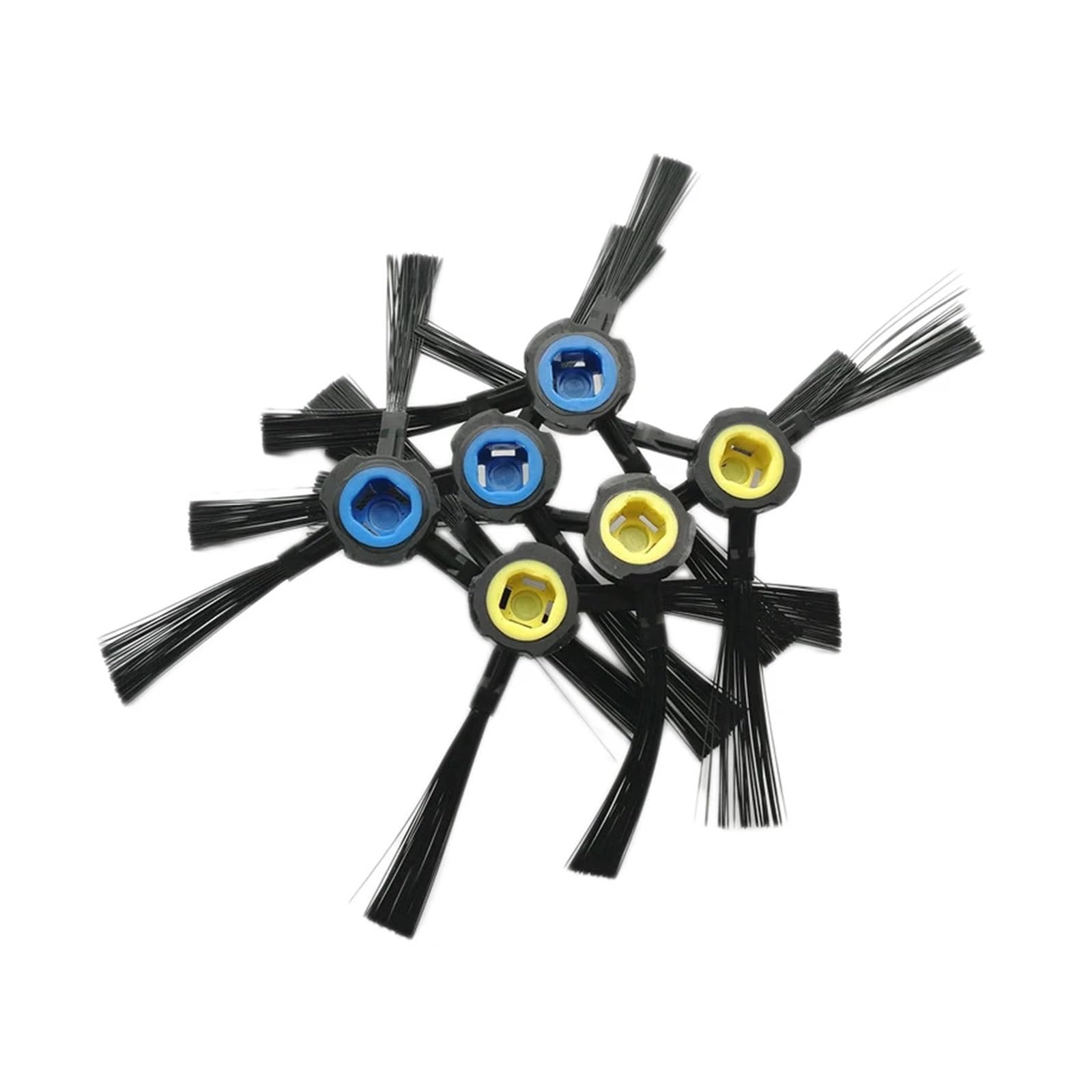 VHJXZQCNKLM Vacuum Cleaner Side Brush ，Compatible For ZACO，ILIFE A7， A9s，A10s， A80 Plus ，L100 ，B5 Max ，V9e ，V8S， V80 ，V8c ，V85， V8e ，V8 Plus Robot Cleaner Parts(6pcs)