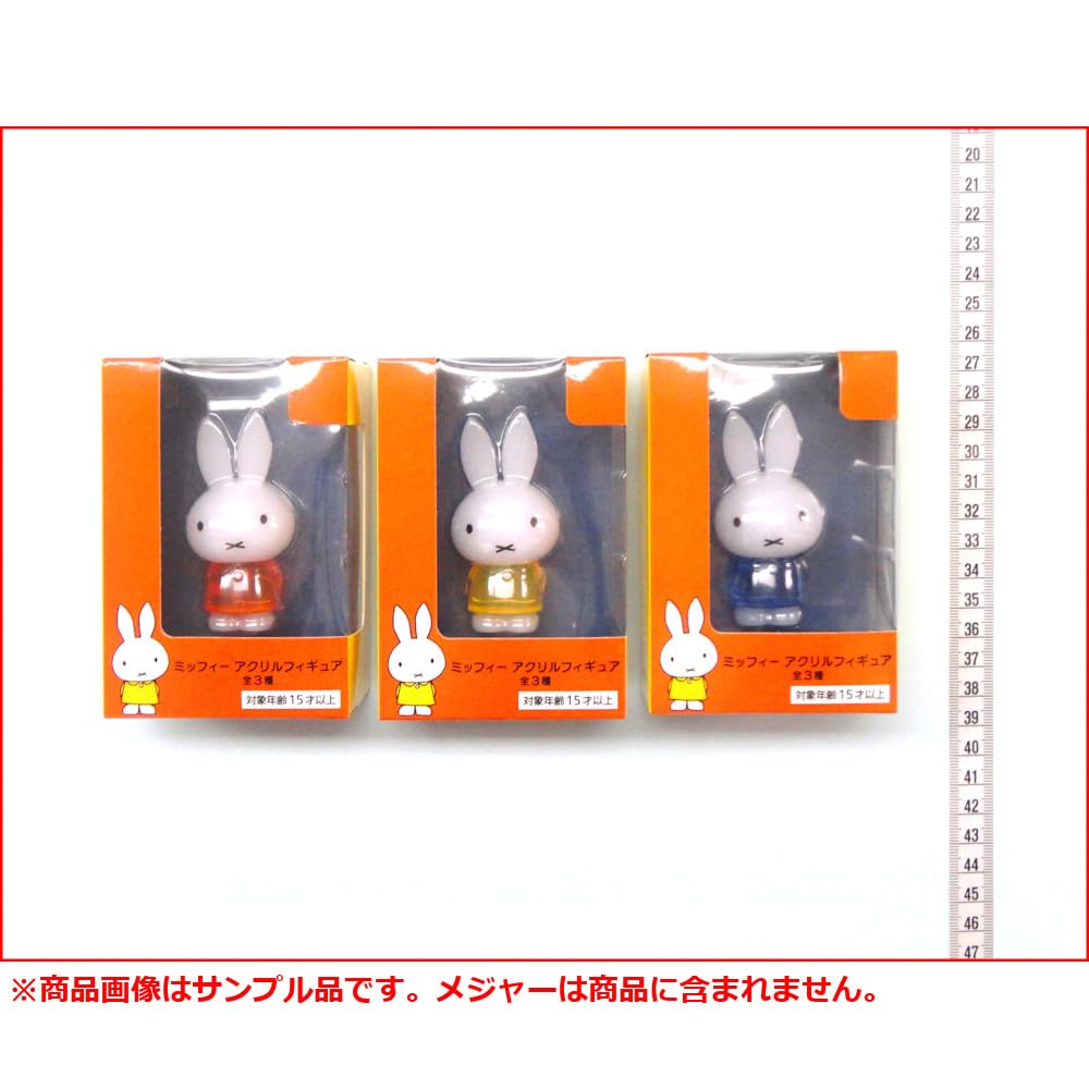 非売品 ミッフィー アクリル フィギュア　　miffy マスコット コンプ 新品 miffy - ミッフィー アクリルフィギュア 透明の通販 by ふー's