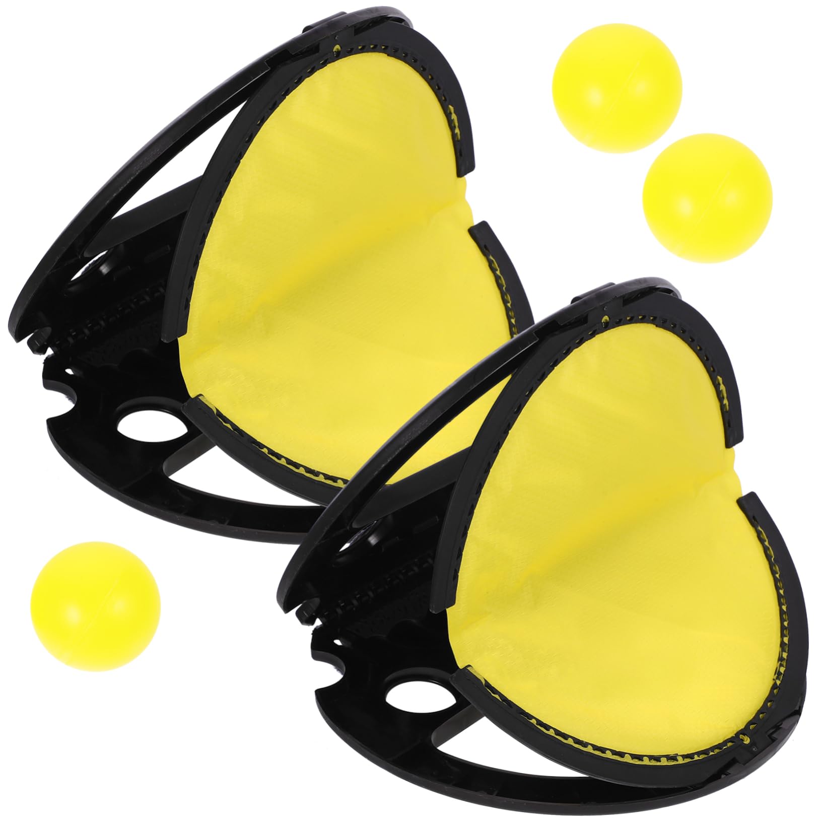 MUSISALY 2Pcs Outdoor Fitness Rackets Balls for Toss Hand Clip Table Tennis Activity for Picnics Parties