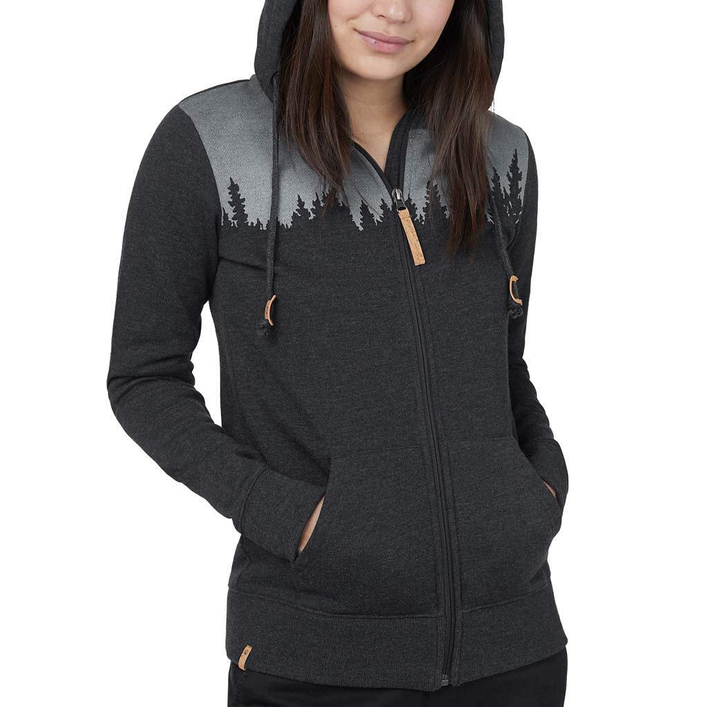 | Juniper Zip Hoodie - Women's | Meteorite Black Heather