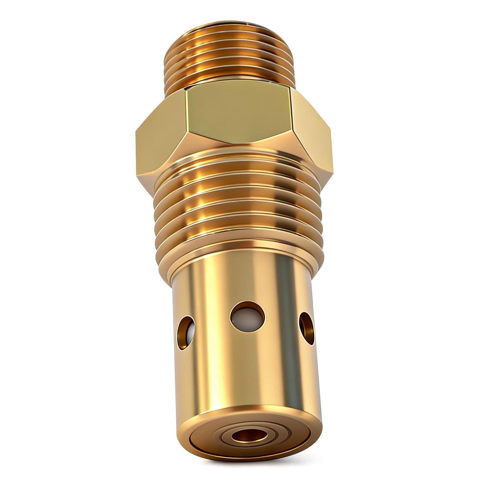 1 / 2Inch Compressor Single Way Valves Hardware Part Single Way None Return Valves for Efficient Air Compressor Brass Air Check