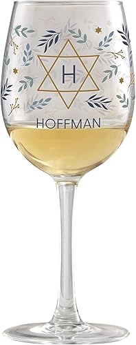 Miniatura 1 de Personalization Universe Spirit of Hanukkah - Copa de vino blanco personalizada