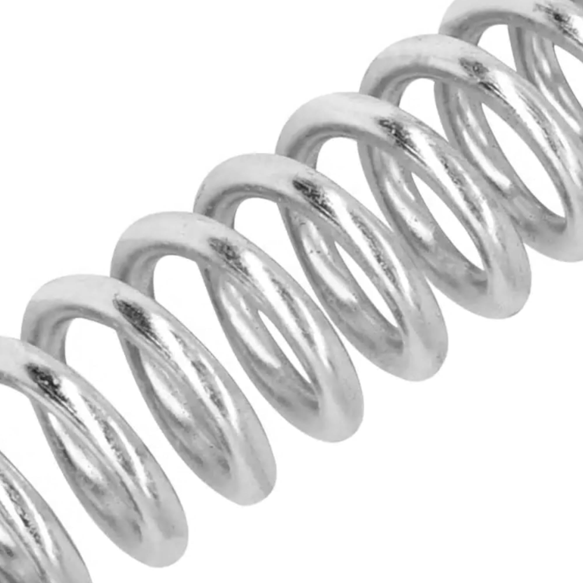 Resortes de Compresión Muelles en Espiral Acero Galvanizado 2x12x40mm