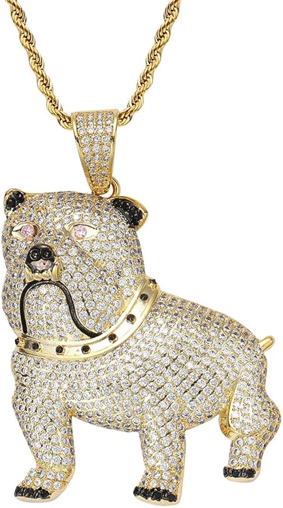 Bulldog chain pendant Clearance