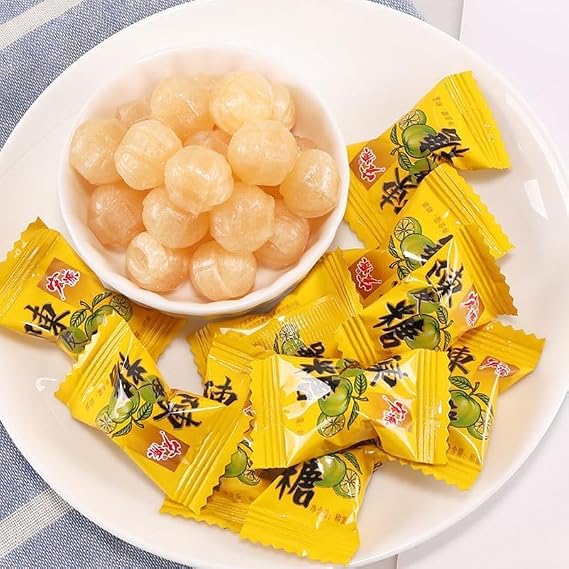3 flavors of fruit candy 250g/500g,Chinese classic guava hard candy,sweet and sour orange and plum,candied fruit,Dim sum,Nostalgic sweet sugar,sweet food,Christmas snacks, gifts (500g)