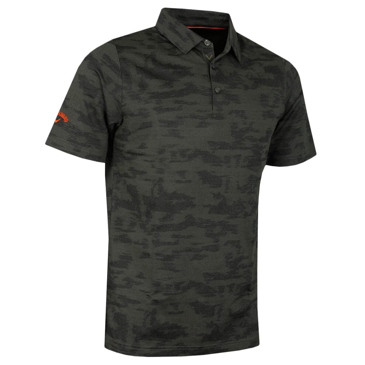 CallawayGolf Mens Digital Camo Jacquard Swingtech Recycled Polo Shirt