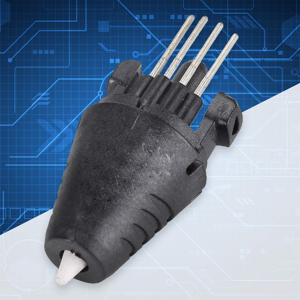 Sxhlseller Accessori per Penna per Stampa 3D Ugello di Inserimento Testina di Stampa Barra di Metallo Nera da 1,75 Mm con Design di Inserimento Integrato, Fibbia e Punta della Penna per la